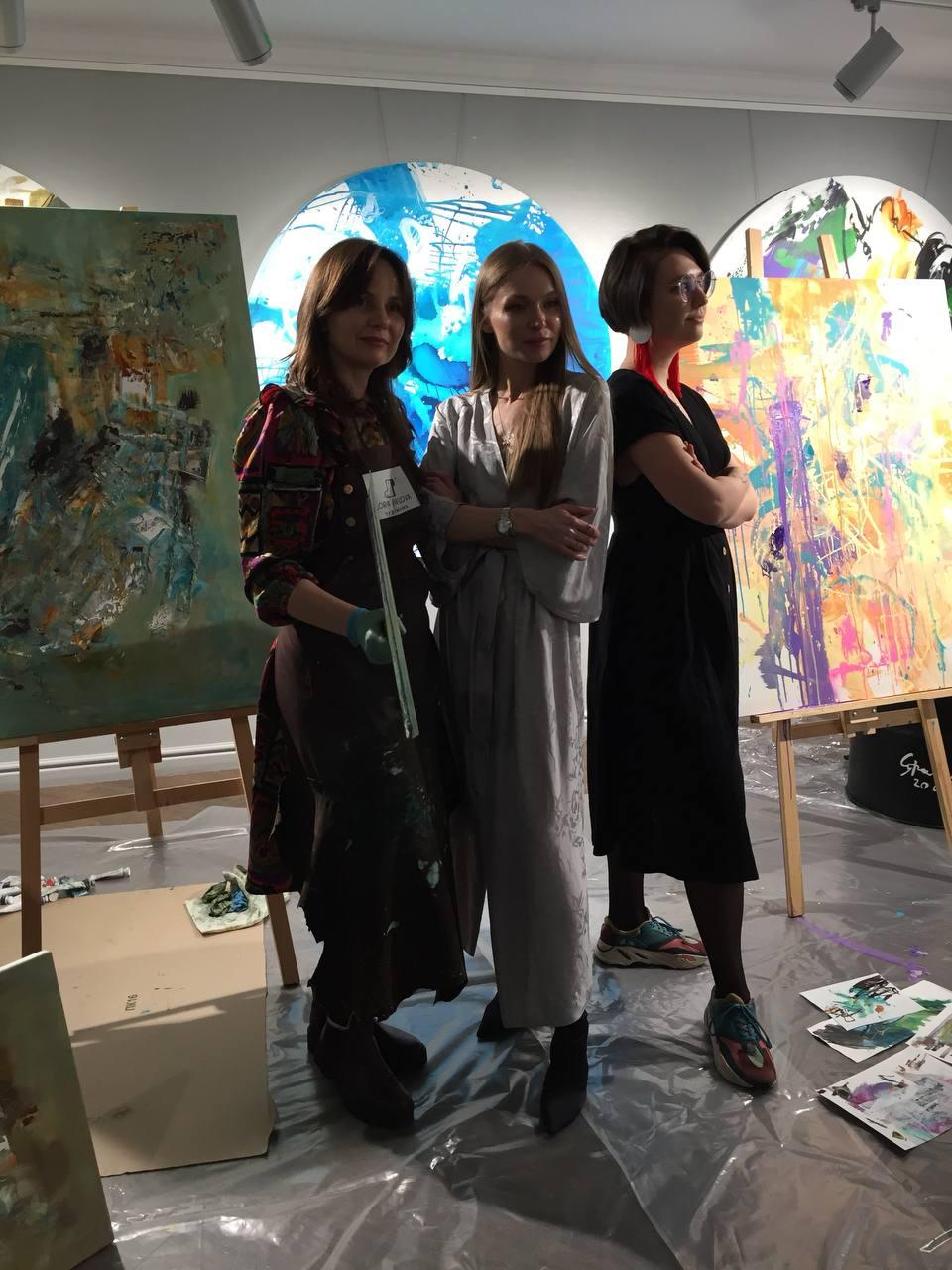 Арт-баттл с моим участием в галерее 