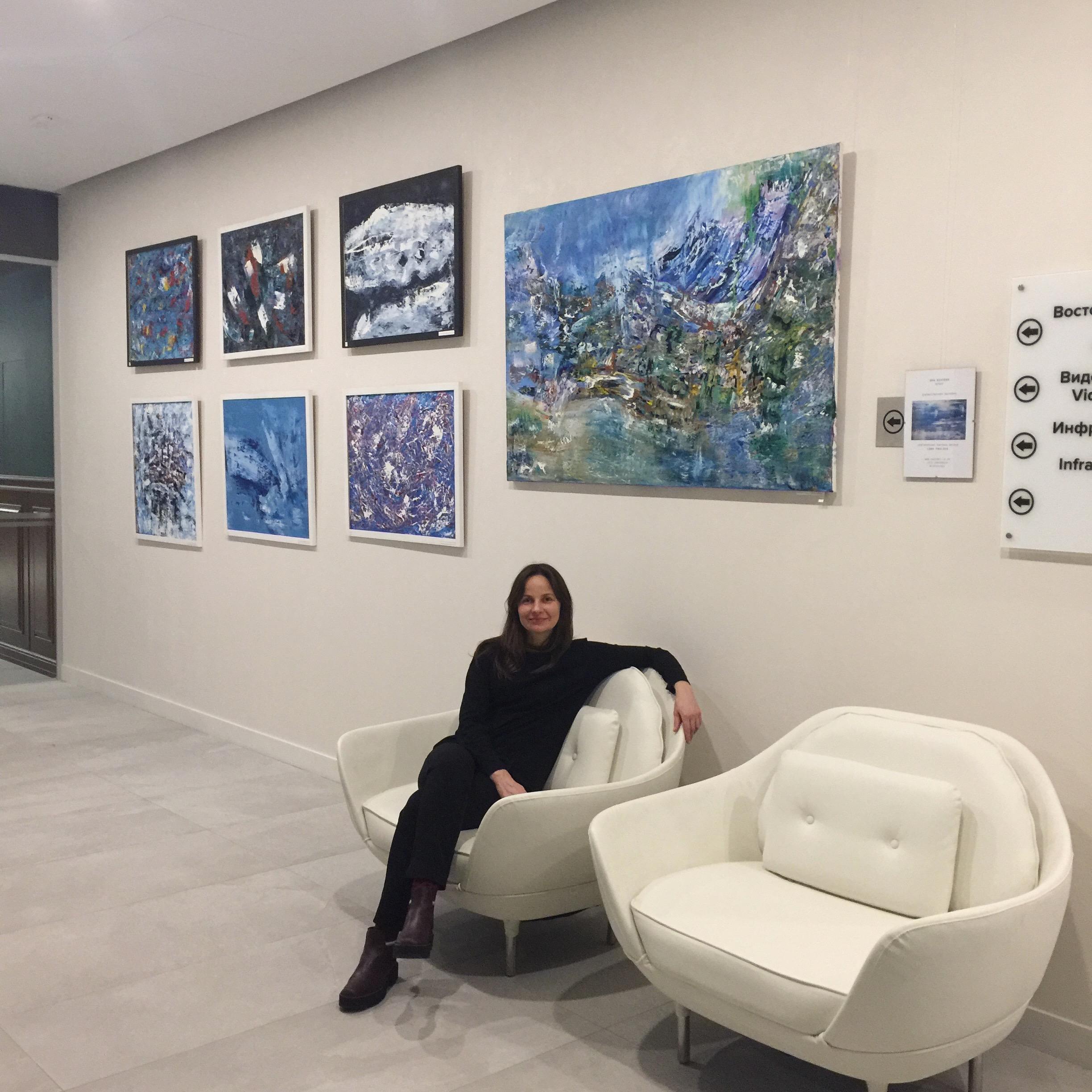 Выставка картин Lora Pavlova в SPA RIVIERA MINSK